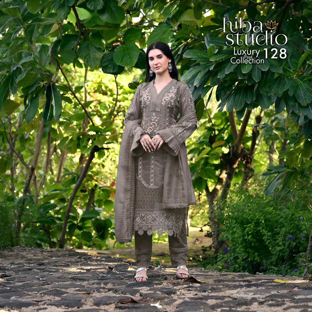 Luxury Pret Collection - 128 (DUSTY)
