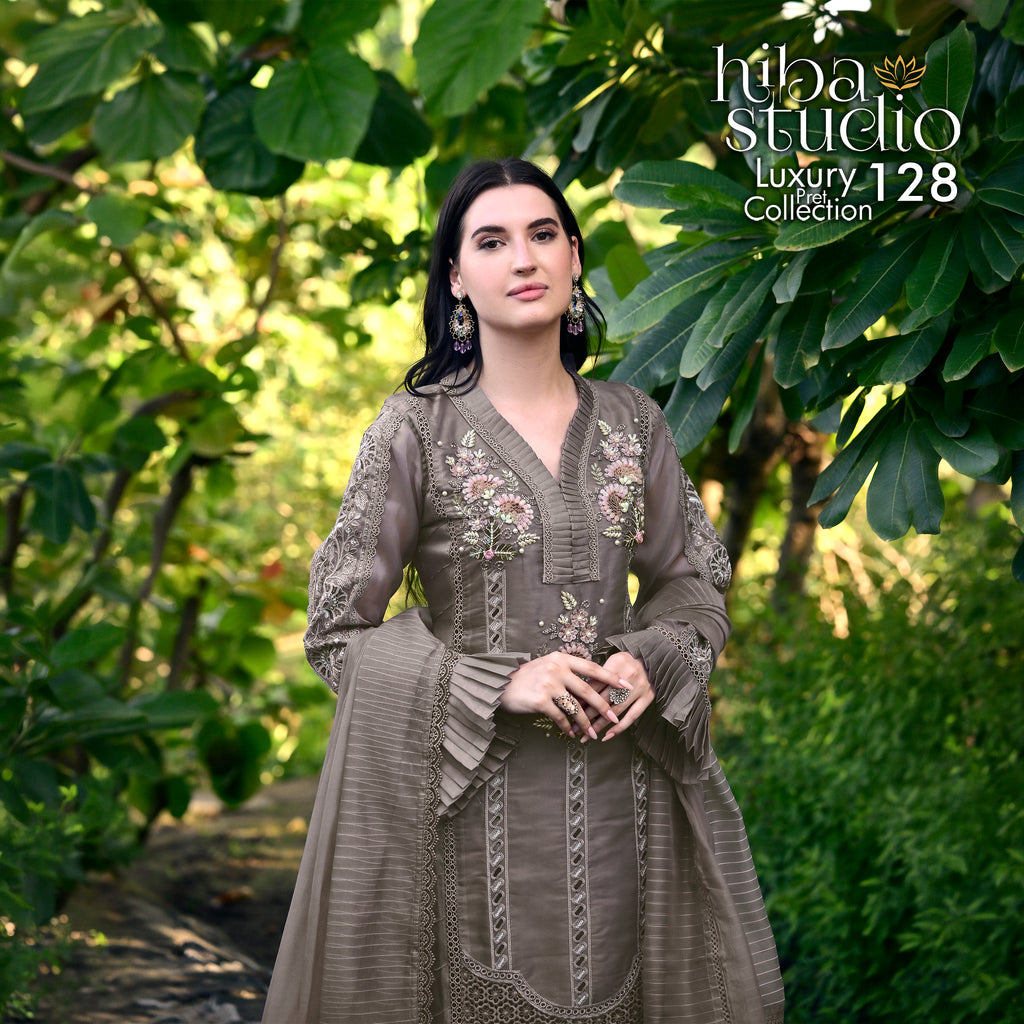 Luxury Pret Collection - 128 (DUSTY)