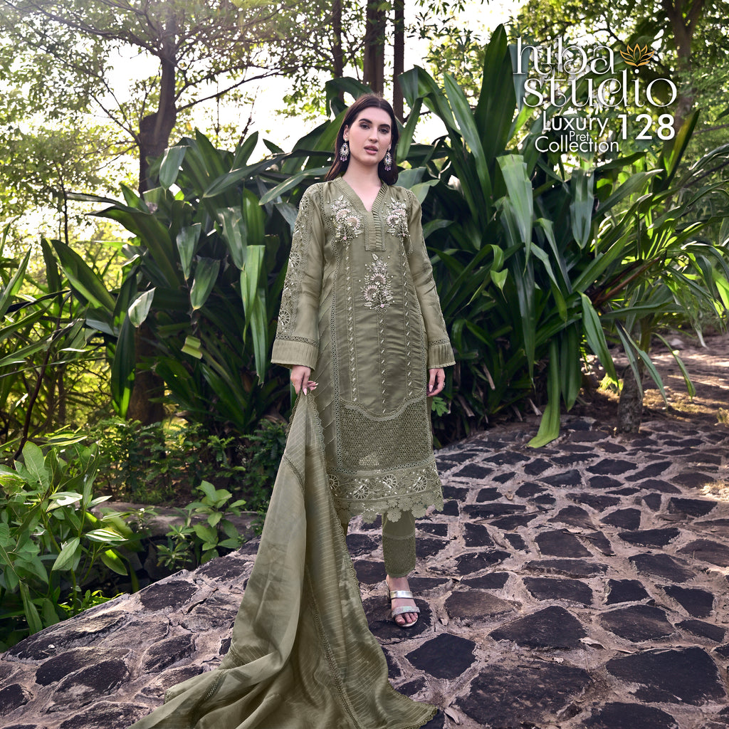 Luxury Pret Collection - 128 (DUSTY)