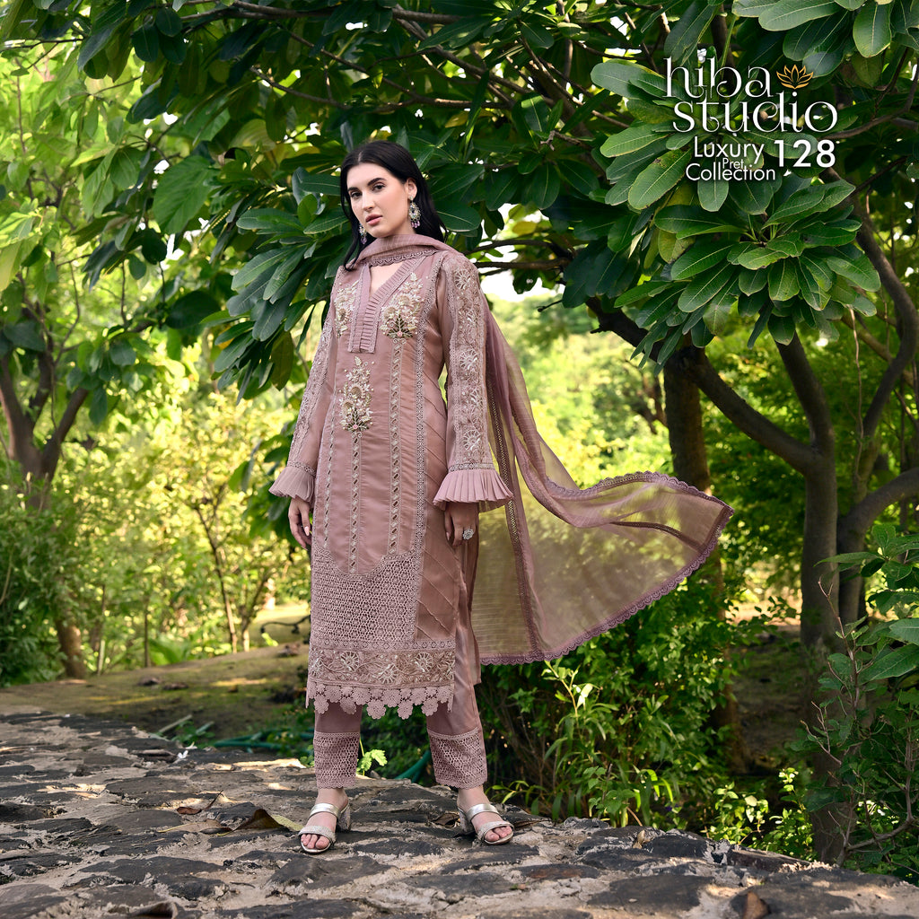 Luxury Pret Collection - 128 (DUSTY)