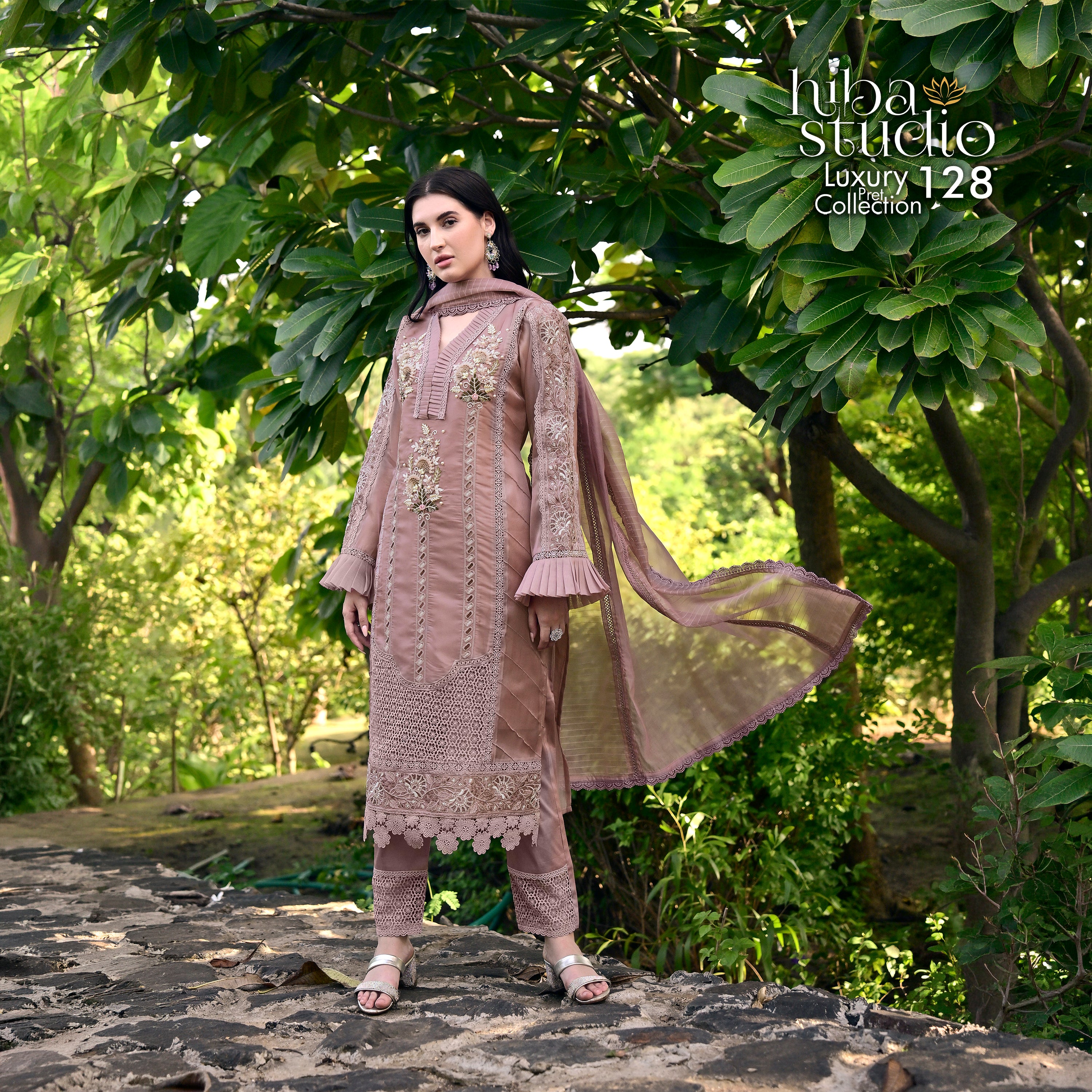 Luxury Pret Collection - 128 (DUSTY)