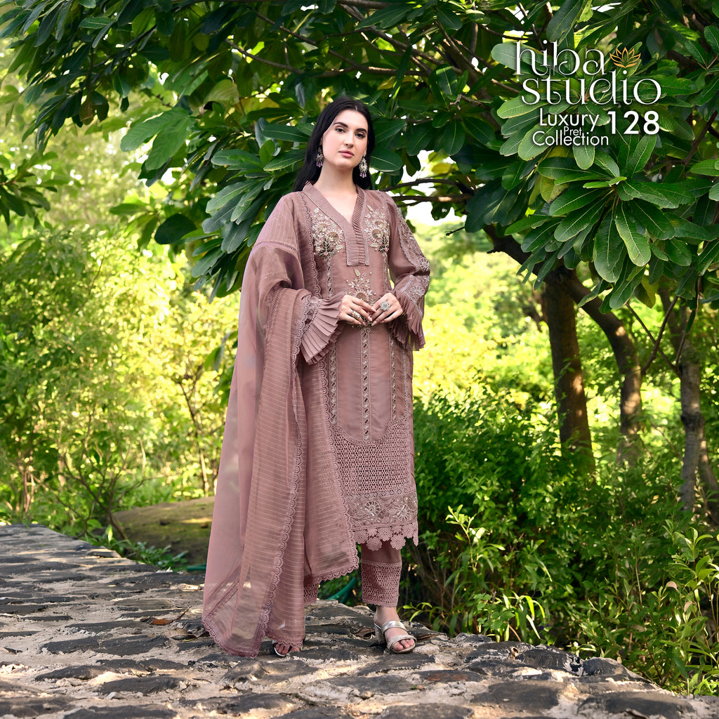 Luxury Pret Collection - 128 (DUSTY)
