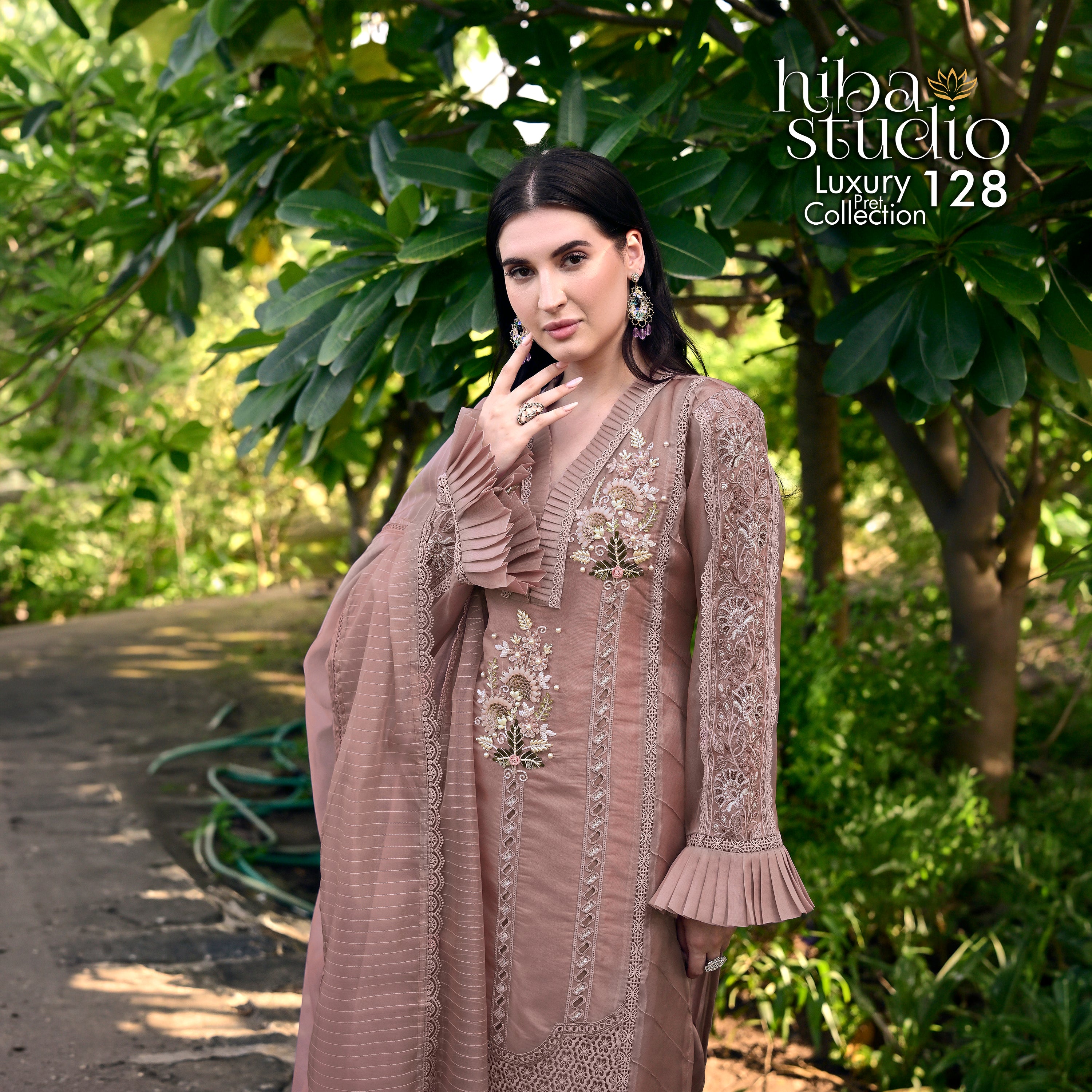Luxury Pret Collection - 128 (DUSTY)