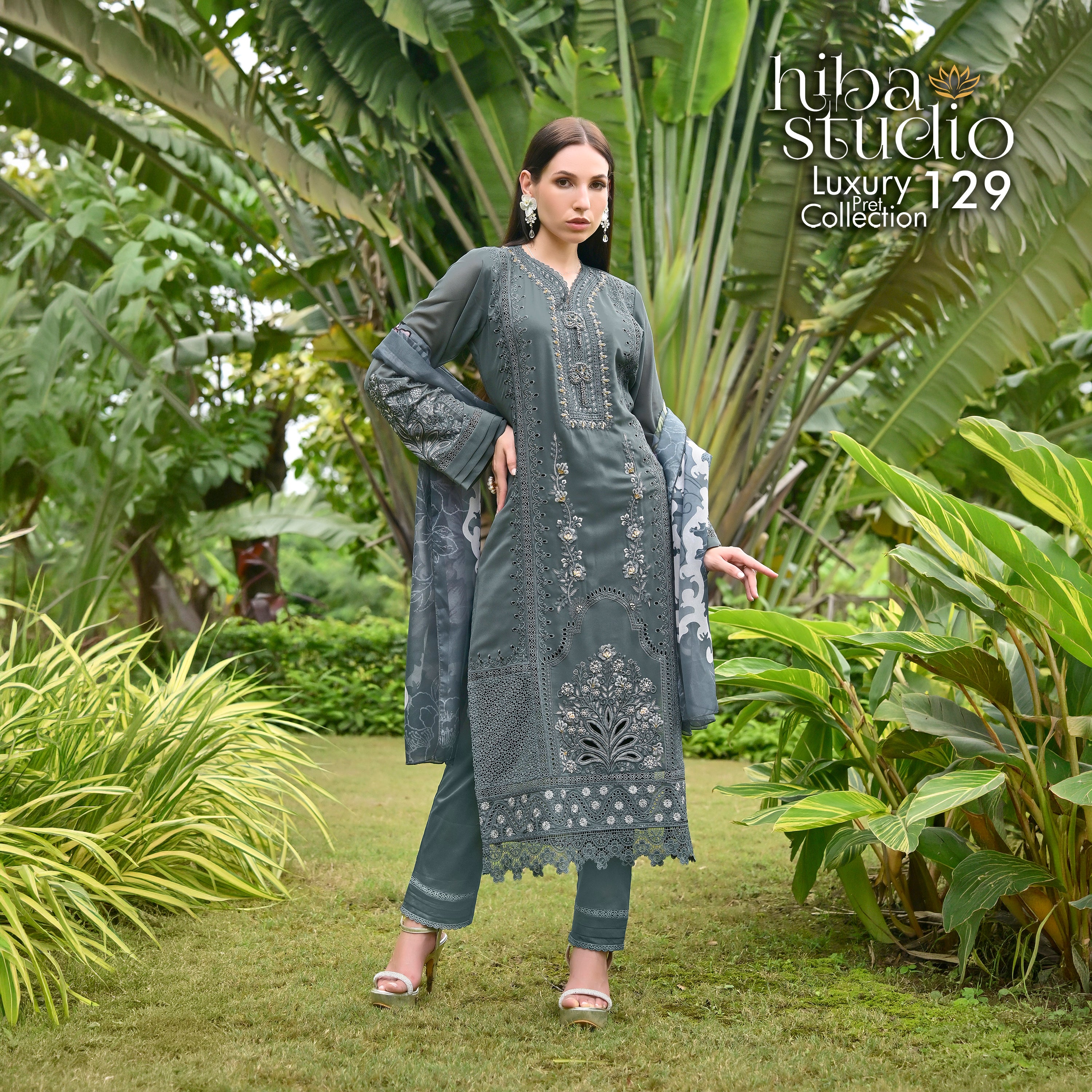Luxury Pret Collection - 129